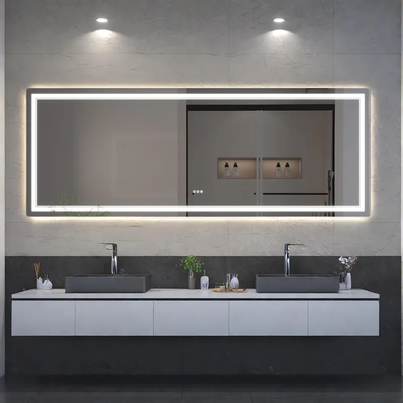 ChicFurnit 36X96 LED Bathroom Mirror with Lights