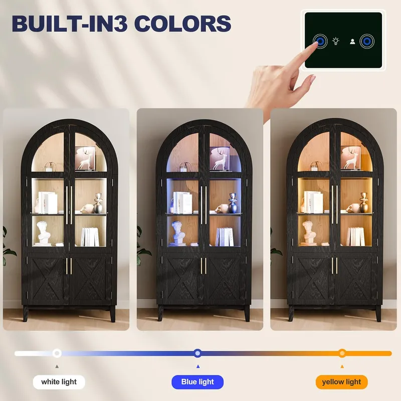 ChicFurnit Arched Cabinet