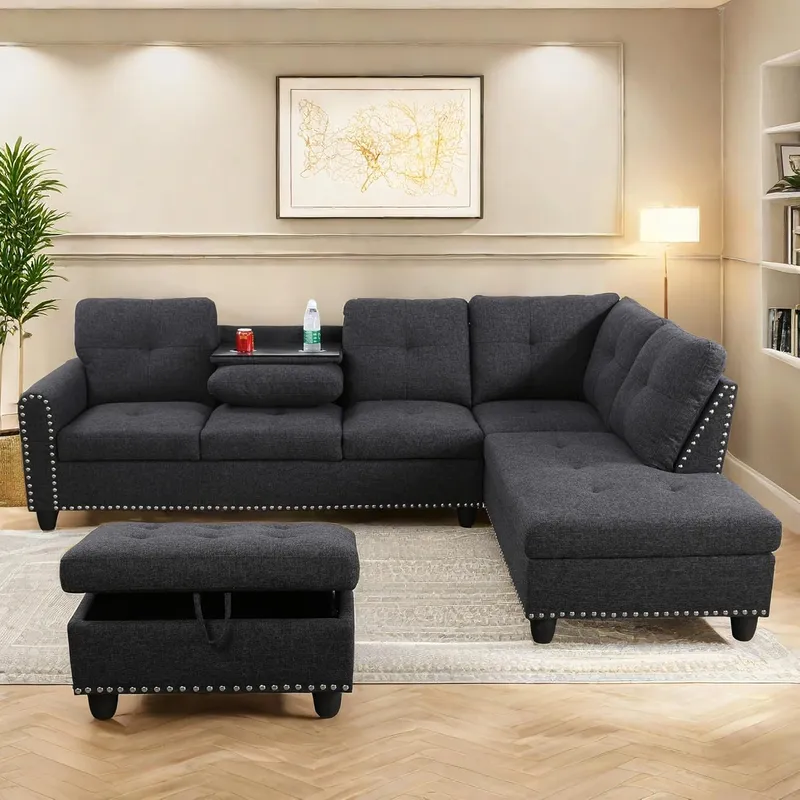 ChicFurnit L Shaped Sectional Couches