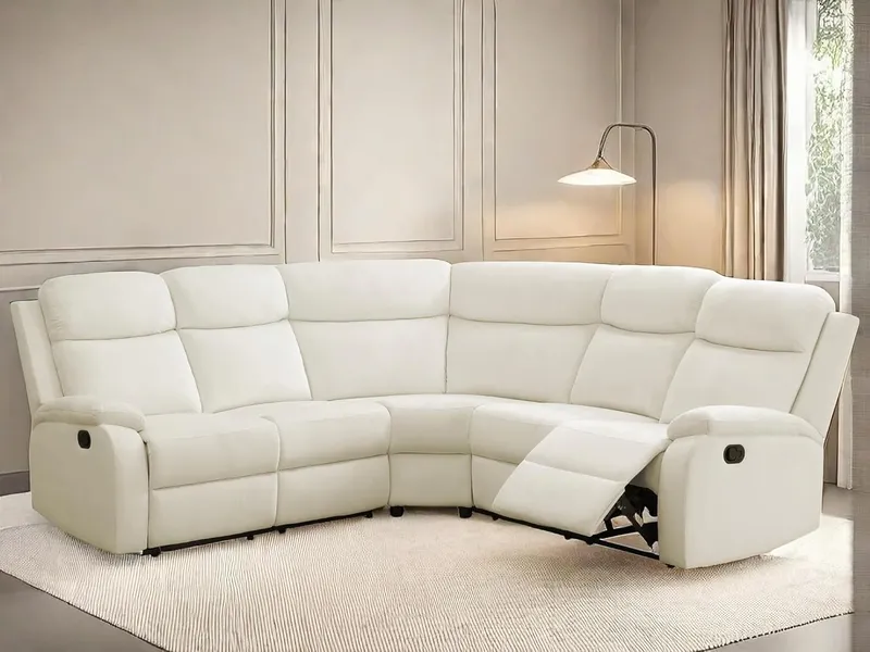 ChicFurnit Power Recliner L Shaped Sectional Sofa